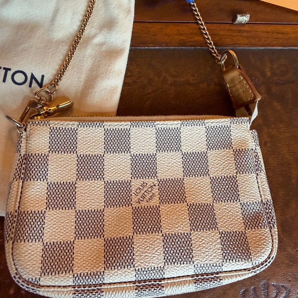 Louis Vuitton Damier Azur Mini Pouchette
